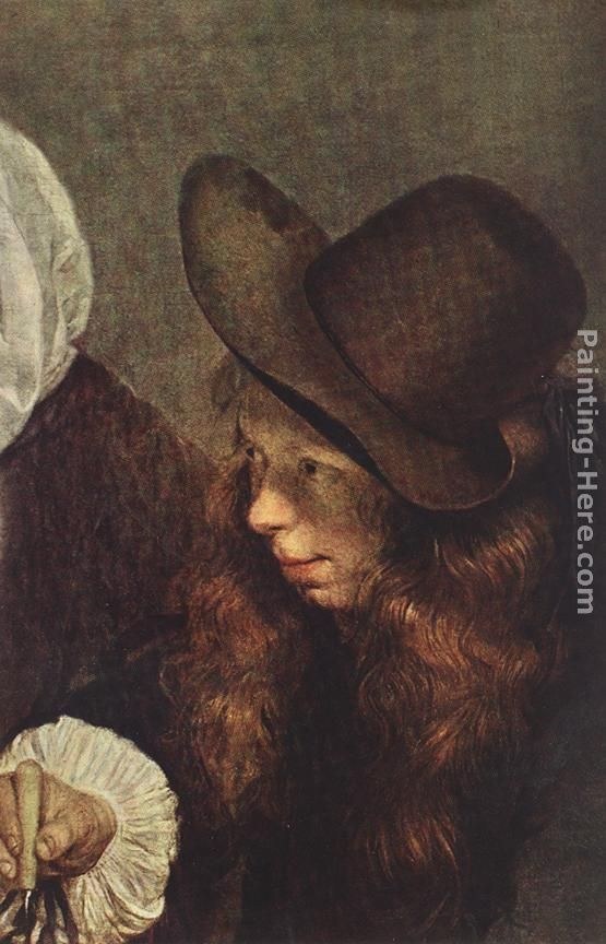 Gerard ter Borch The Glass of Lemonade (detail)